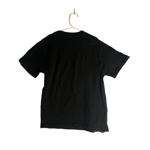 Kids Flaming Jack O Lantern Black T Shirt Unisex Size M 8 - Picture 3 of 5